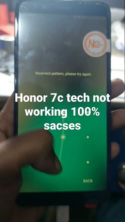 honor 7c tach not working 100% dan👌 ️ - YouTube