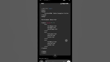 html table 👆🤩🤩🥰#coding #viralvideo