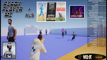 UE5.1 R. Player.me Character Base Tool + ALS integration