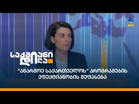\"აწარმოე საქართველოს\" პროგრამების ეფექტიანობის შეფასება