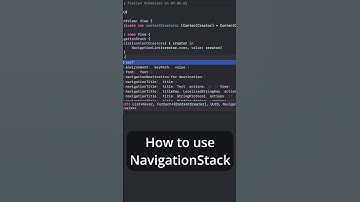 NavigationStack is so easy to use #shorts #swiftui #learnswiftui #xcode #appledeveloper #navigation