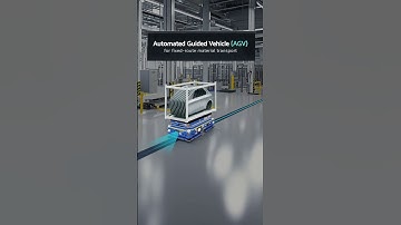 Smart factory logistics robots: AGV & AMR