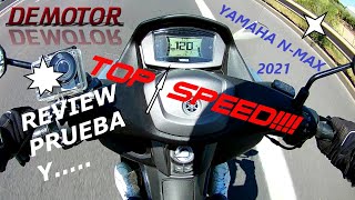 YAMAHA N-MAX & (REVIEW,PRUEBA Y TOP SPEED)