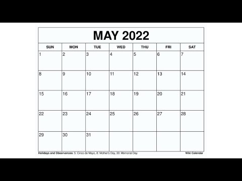 free printable may 2022 calendars wiki calendar