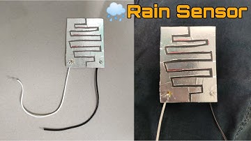 How to Make Rain Sensor/Detector alarm at Home |  DIY Water Sensor #mr_creative_studio