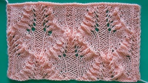 Ажурный спицами - Openwork knitting needles