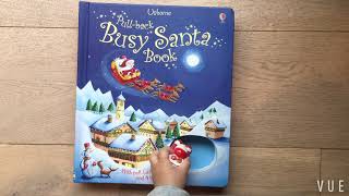 Busy Santa Book ｜Usborne Pull-Back book series