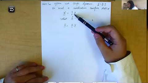 Math Methods for Engineers: 10C. Eigenvalue and Eigenvectors Applications for Coupled Dynamic System