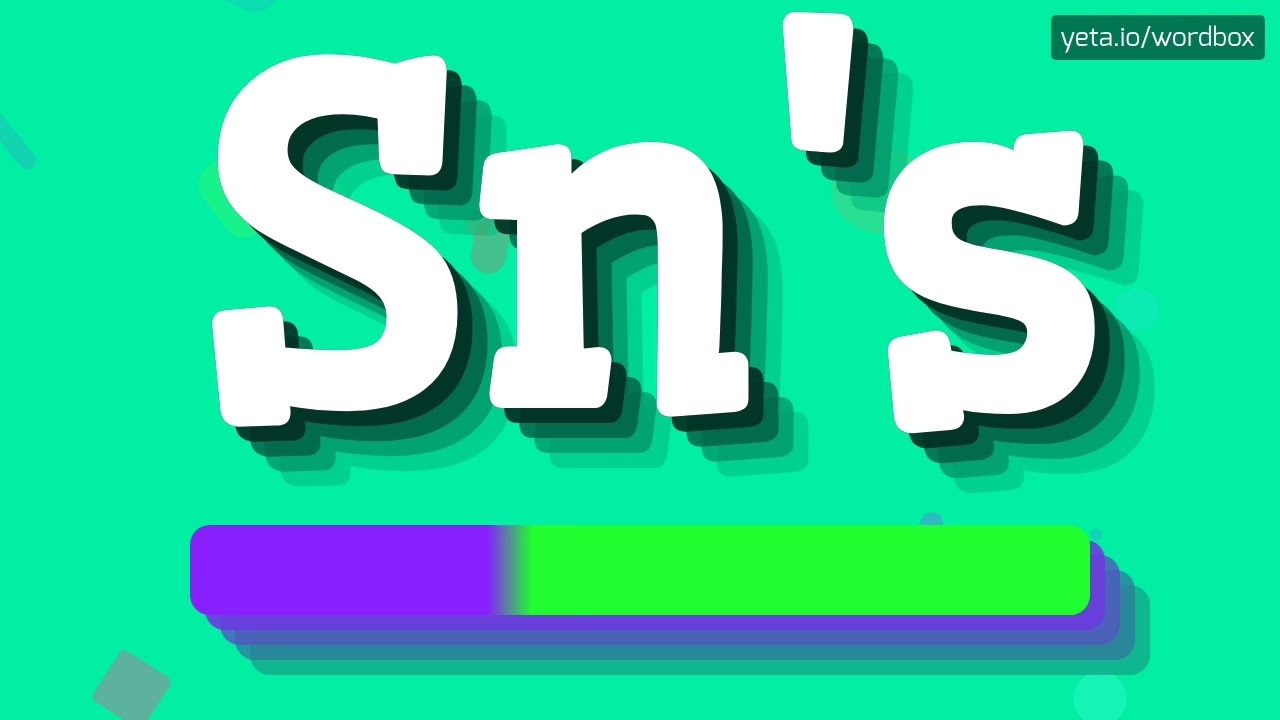 SN'S - How to say Sn's?