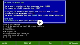 Using switch case a make simple calculator. in C