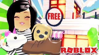 I OPENED A FREE PET & TOY SHOP🐶 in ADOPT ME Roblox Leash Update