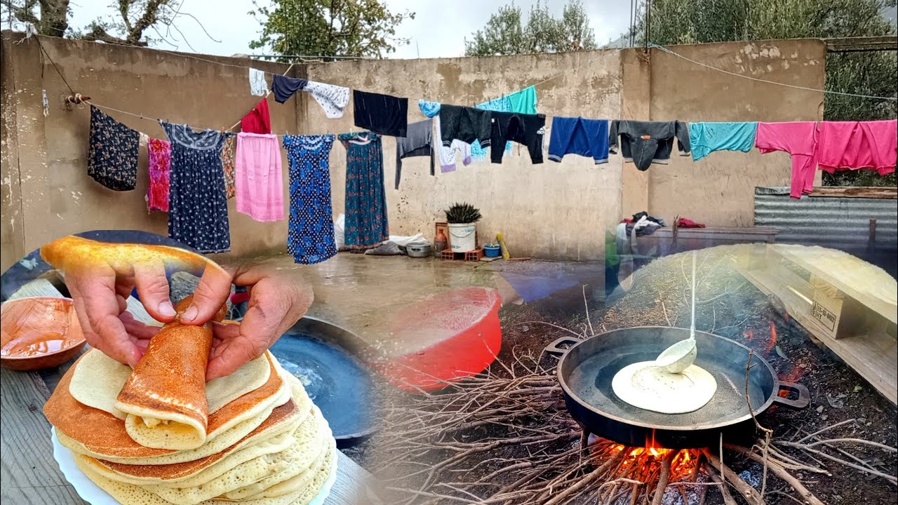 Country life in Algeria: حياة الريف في الجزائر 😍 الطبخ التقليدي في الجزائر