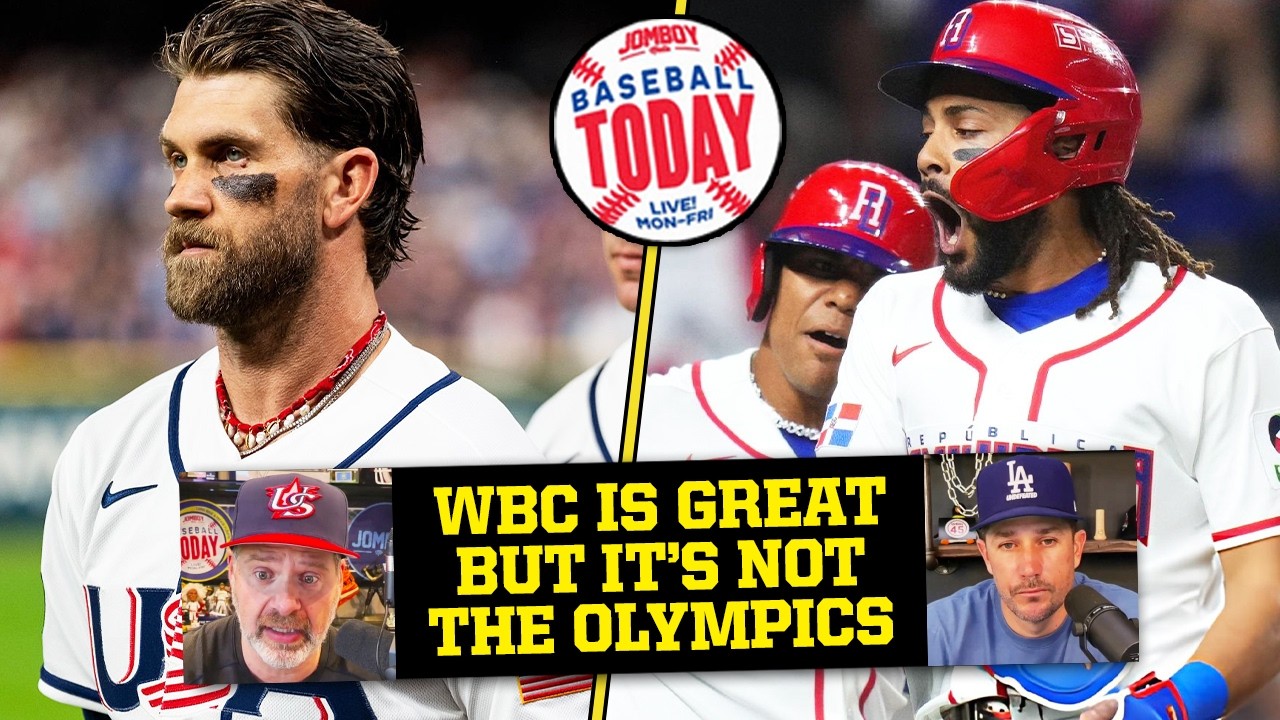 Bryce Harper says the WBC is great but it's not the olympics... | Baseball Today