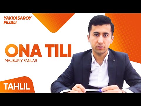 Registon Yakkasaroy | Majburiy fanlar | Ona tili | Test tahlili | Muhammad Haydarov