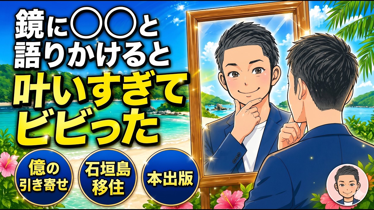 【鏡の法則】9割が"間違える"!正しい鏡の引き寄せ・願望実現メソッド【潜在意識】