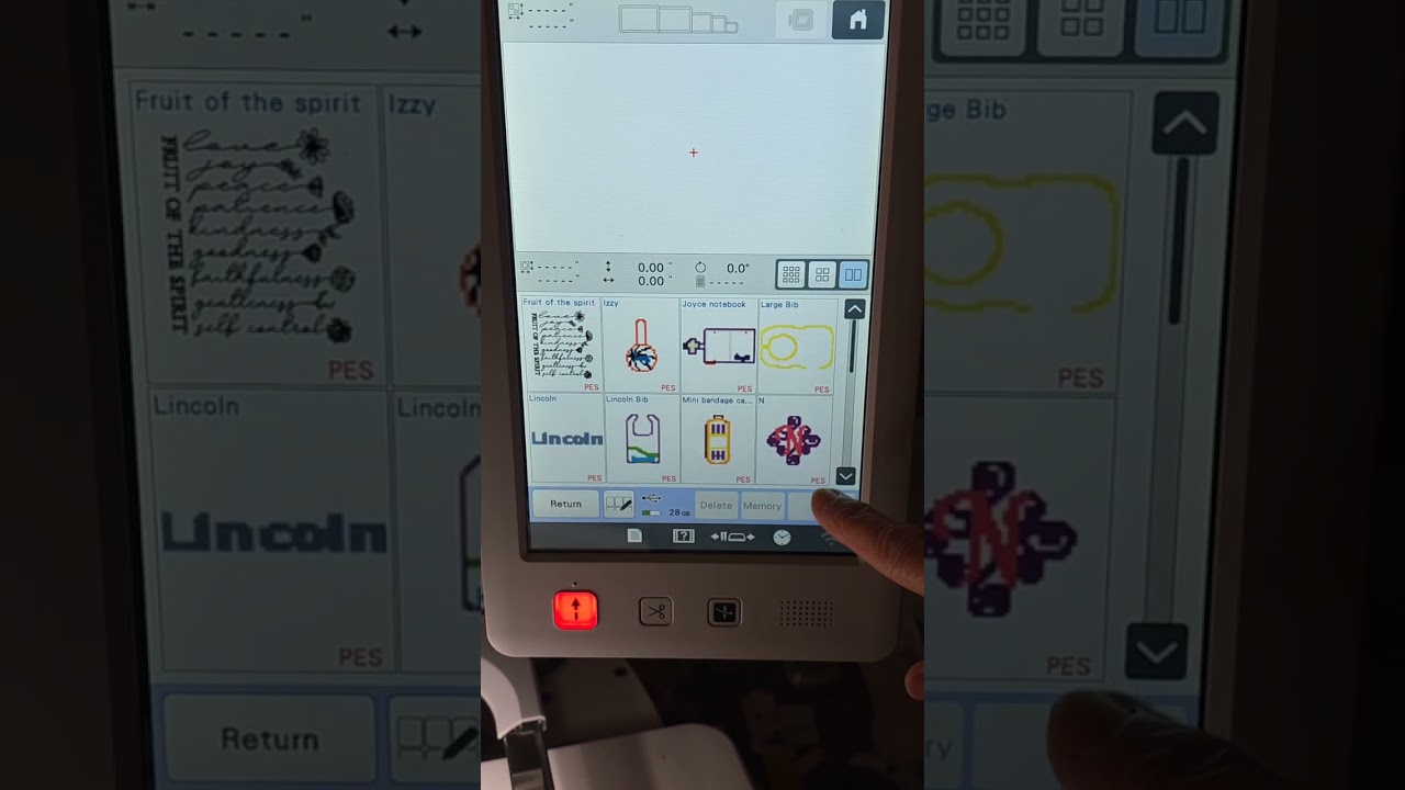 Enlarging a Bib Design Using Embrilliance Essentials and Creating Bib with Brother PR1055X