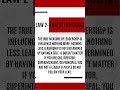 #johnmaxwell 's 21 irrefutable law of Leadership - law 2- Law of Influence