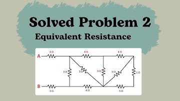 Solved Problem 1 - Equivalent resistance of series and parallel circuit