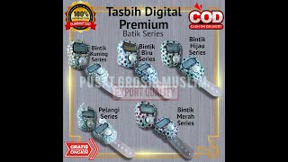 Tasbih Digital Premium Batik Series Tasbih Hias Blink Diamond