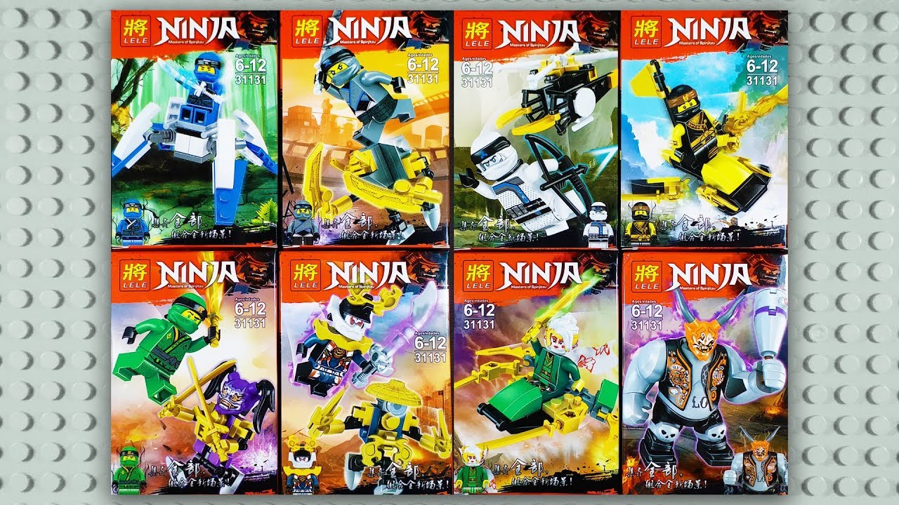 LEGO Ninjago Sons of Garmadon Minifigures (knock-off) LELE 31131