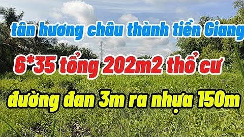 Tập 247 : Đất thổ cư giá rẻ công nhân KCN tân hương 