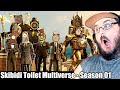 Skibidi Toilet Can Stop Time Now!!! skibidi toilet multiverse - season 01 (all episodes) REACTION!!!