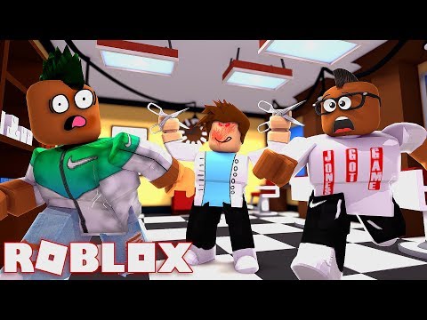 Escaping The Evil Barbershop In Roblox Youtube - escape mr crazys barber shop roblox youtube