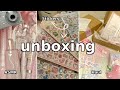  UNBOXING 🎀📦 | Aesthetic Stationery &amp; Journaling Haul ✨| Journal Puff