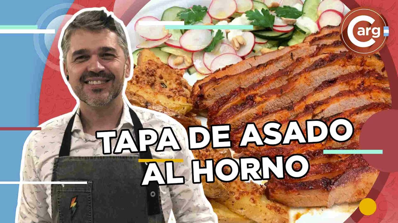 TAPA DE ASADO AL HORNO CON PAPAS - YouTube