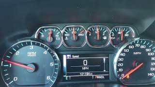 2018 Chevrolet 1500 Silverado Instrument Cluster Dallas Fort Worth, TX #47358