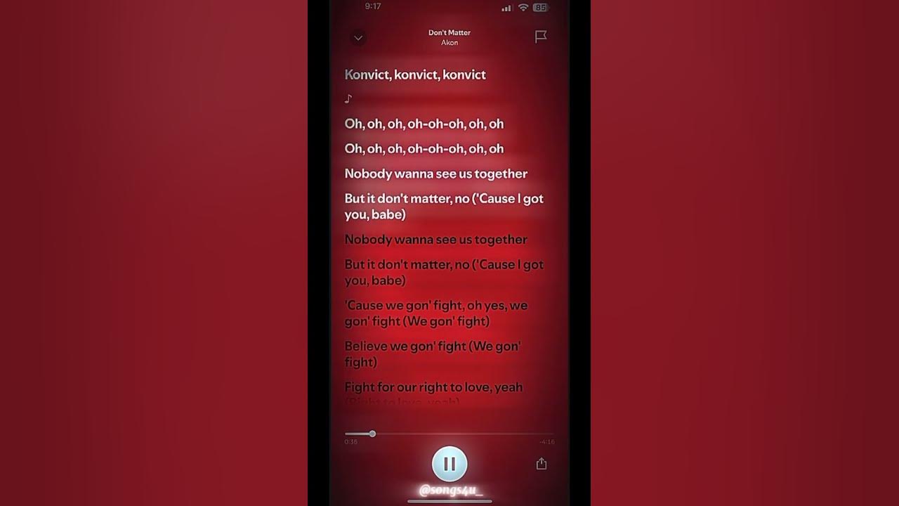 ~ don’t matter ~ • nobody wanna see you us tgt • #shorts #lyrics #lipsyncs #fyp #tysmfor12k #viral ~ don’t matter ~ • nobody wanna see you us tgt • #shorts #lyrics #lipsyncs #fyp #tysmfor12k #viral