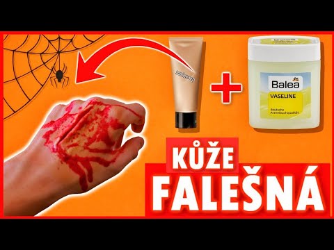 🦇 DIY Falešná KŮŽE + KREV (Halloween tutorial 2018) - Tvoříme s Tomem #16 | Tom Hatrik