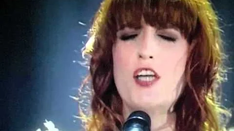 Harpist Ruth Potter performing with Florence + the...