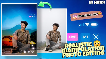 Best Way Manipulation Photo Editing In Mobile - Mohitofficialll editz