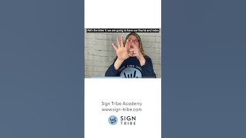 F in ASL // Learn American Sign Language // Sign Tribe Academy