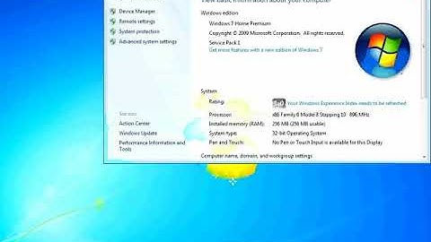 Windows 7 on IBM ThinkPad T20