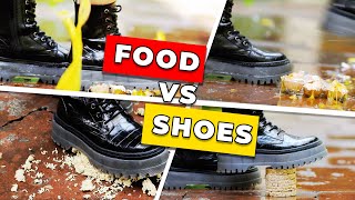 Crushing Crunchy & Soft Things by Shoes: Food vs Boots - Red Balloon Media