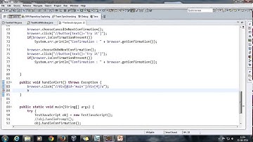 Handling Javascript Alert 1 - JAVA Script