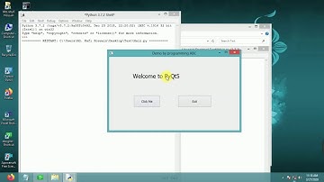 Button event in PyQt5