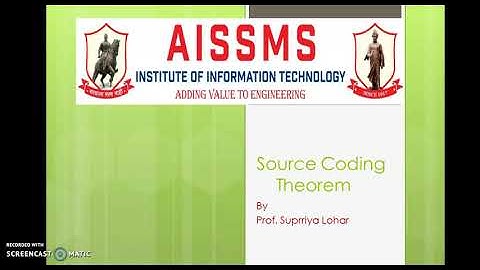 Source coding theorem