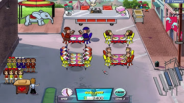 Diner Dash 5: BOOM! Walkthrough - Level #12 - Squid Row - New Materials