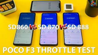 Frankie Tech Видео POCO F3 vs POCO X3 Pro vs Redmi K40 PRO ANTUTU THROTTLE TEST