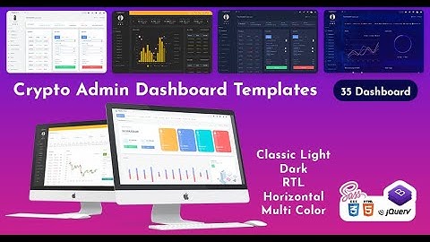 Crypto ICO User Dashboard Admin Panel with Light Theme