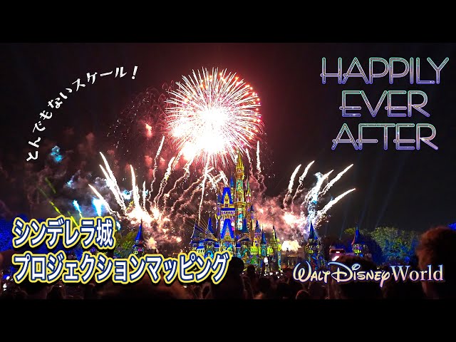 ディズニー ハツピー エバー アフター WDW旅行記】マジックキングダムのHappily Ever Afterとは