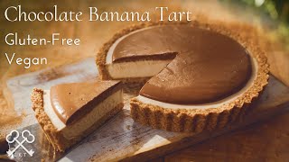 Chocolate Banana Tart | GlutenFree Vegan Desserts