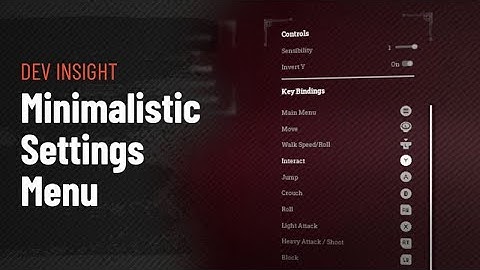 Dev Insight: The Settings Menu