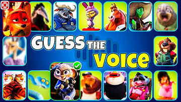 🔥Kun je alle personages uit Zootopia 2 raden aan de hand van hun stem en emoji? | Judy, Nick, Gaz...