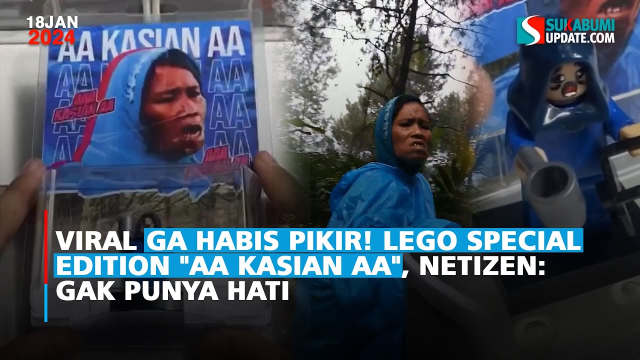 Viral Ga Habis Pikir! Lego Special Edition "Aa Kasian Aa", Netizen: Gak Punya Hati