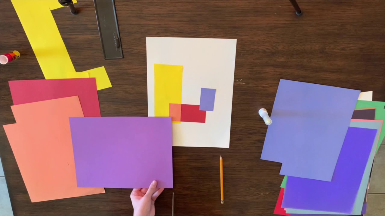 Interactions of Color project based on Josef Albers