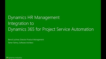 Dynamics HR Management to Dynamics 365 for Project Service Automation (PSA) Integration